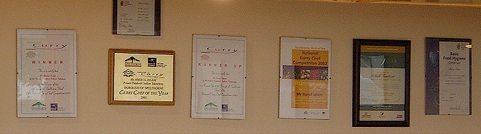 Awards and certificated