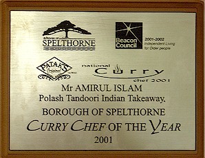 Curry chef of the year